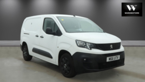 2020 Peugeot Partner 1.5 Bluehdi 950 Professional Diesel White 6dr No Vat+1 Keeper in White — image 3
