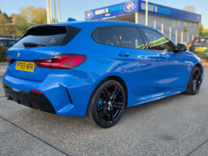2019 BMW 1 Series 1.5 118i M Sport Dct Euro 6 (s/s) 5dr in Blue — image 6