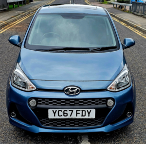 2017 Hyundai I10 1.2 Premium Se Hatchback 5dr Petrol Auto Euro 6 (87 Ps) in Blue — image 2