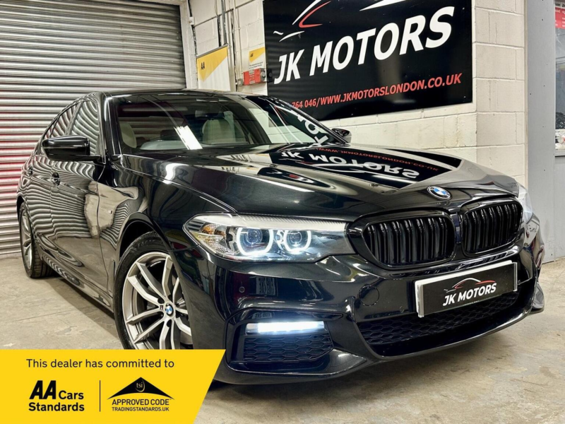 2017 BMW 5 Series 2.0 520d M Sport Auto Xdrive Euro 6 (s/s) 4dr in Black — image 1