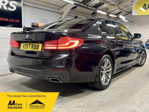 2017 BMW 5 Series 2.0 520d M Sport Auto Xdrive Euro 6 (s/s) 4dr in Black — image 4