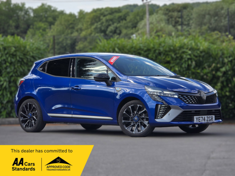 2024 Renault Clio 1.6 E-Tech Esprit Alpine Hatchback 5dr Petrol Hybrid Auto Euro 6 (s/s) (145 Ps) in Blue — image 1