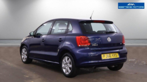 2011 Volkswagen Polo 1.4 Se DSG Euro 5 5dr in Blue — image 3