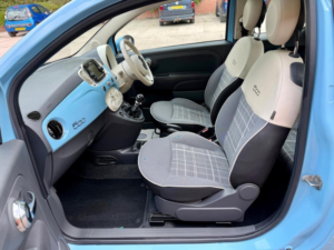 2016 Fiat 500 1.2 Lounge Euro 6 (s/s) 3dr in Blue — image 5