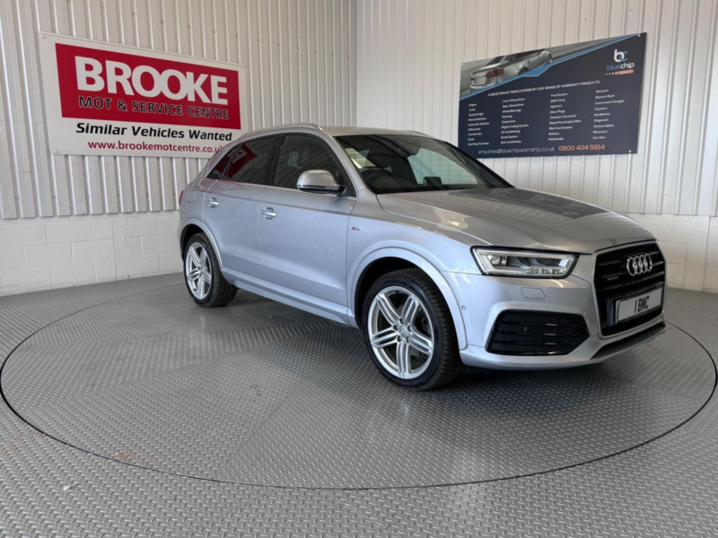 2015 Audi Q3 2.0 Tdi S Line Plus Quattro Euro 6 (s/s) 5dr in Silver — image 1