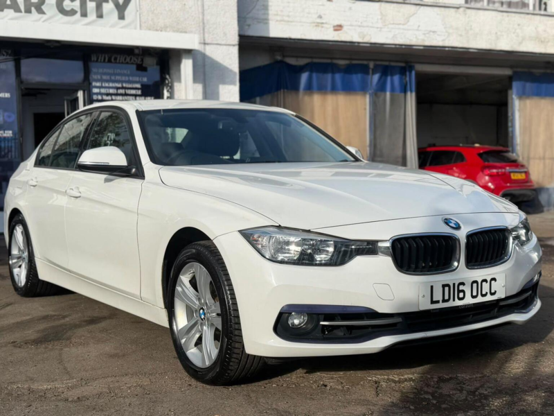 2016 BMW 3 Series 1.5 318i Sport Auto Euro 6 (s/s) 4dr in White — image 1