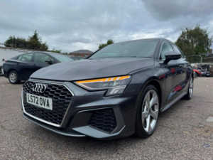 2022 Audi A3 1.0 Tfsi 30 S Line Sportback Euro 6 (s/s) 5dr in Grey — image 2