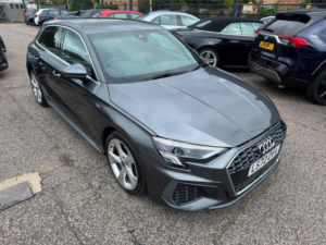 2022 Audi A3 1.0 Tfsi 30 S Line Sportback Euro 6 (s/s) 5dr in Grey — image 6