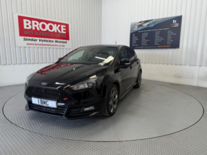 2017 Ford Focus 2.0 Tdci St-3 Euro 6 (s/s) 5dr in Black — image 3