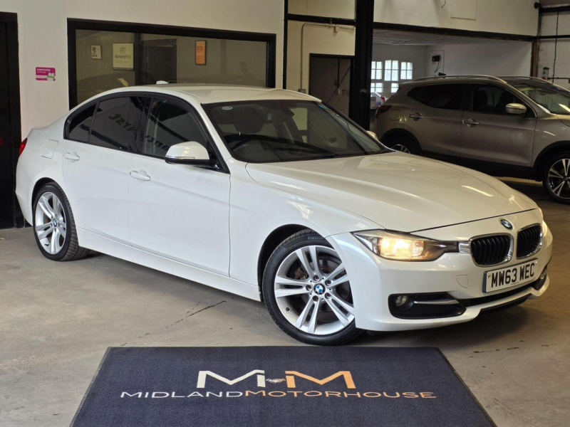 2014 BMW 3 Series 2.0 318d Sport Euro 5 (s/s) 4dr in White — image 1