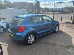 2016 Volkswagen Polo 1.0 Bluemotion Tech S Hatchback 5dr Petrol Manual Euro 6 (s/s) (a/c) (60 Ps) in Blue — image 3