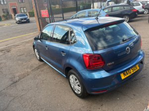 2016 Volkswagen Polo 1.0 Bluemotion Tech S Hatchback 5dr Petrol Manual Euro 6 (s/s) (a/c) (60 Ps) in Blue — image 5