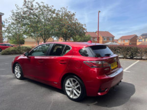2017 Lexus Ct 1.8 200h Advance CVT Euro 6 (s/s) 5dr in Red — image 4