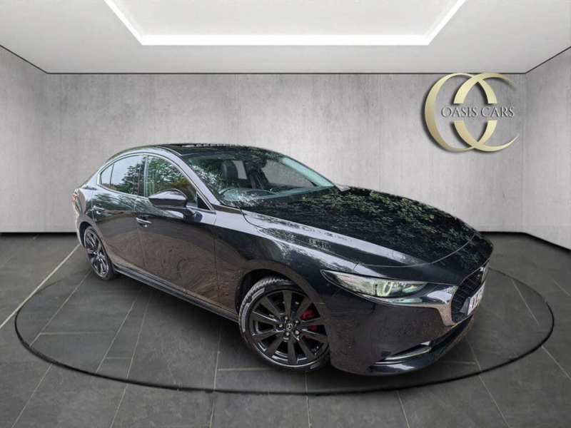 2021 Mazda Mazda3 2.0 E-Skyactiv-X Mhev Gt Sport Tech Euro 6 (s/s) 4dr in Black — image 1