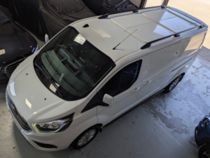 2021 Ford Transit Custom Limited Van 300 L2 2.0l Ecoblue 130ps Fwd Manual. 2 Owners. Service History. Vat Q. Low Miles. in White — image 6