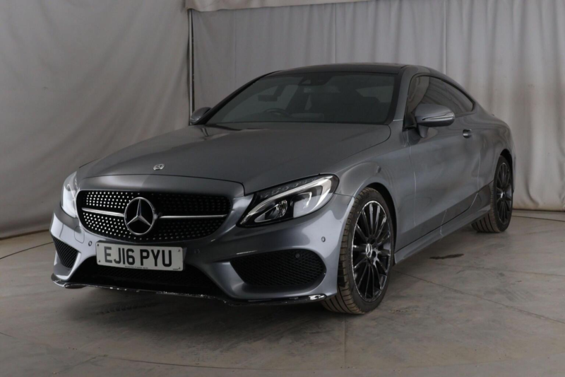 2016 Mercedes-Benz C Class 2.1 C220d Amg Line (premium Plus) G-Tronic+ Euro 6 (s/s) 2dr in Grey — image 1