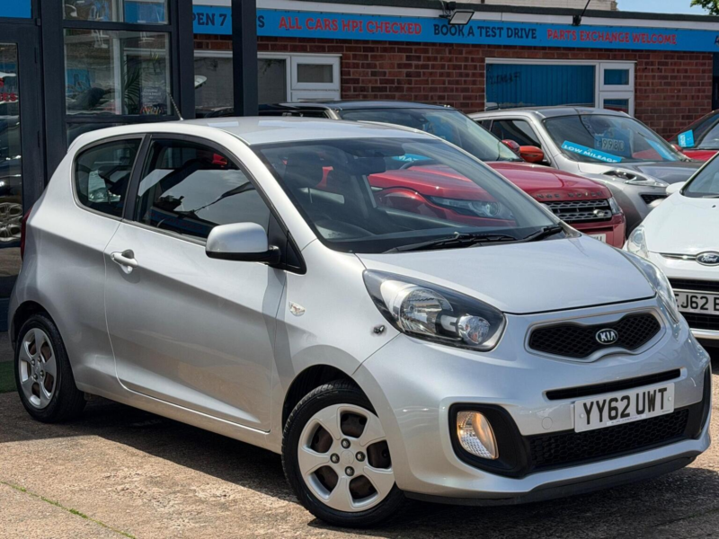 2013 Kia Picanto 1.0 1 Air Euro 5 3dr in Silver — image 1