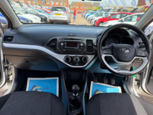 2013 Kia Picanto 1.0 1 Air Euro 5 3dr in Silver — image 2