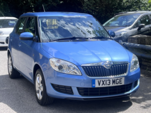 2013 Skoda Fabia 1.2 Se Hatchback 5dr Petrol Manual Euro 5 (69 Ps) in Blue — image 2