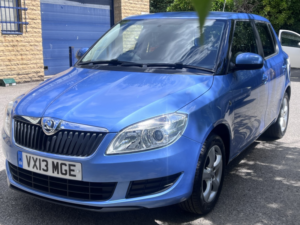 2013 Skoda Fabia 1.2 Se Hatchback 5dr Petrol Manual Euro 5 (69 Ps) in Blue — image 3