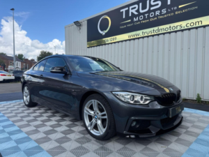 2015 BMW 4 Series 3.0 430d M Sport Auto Xdrive Euro 6 (s/s) 2dr in Grey — image 4