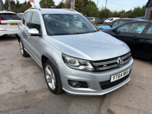 2014 Volkswagen Tiguan 2.0 Tdi Bluemotion Tech R-Line SUV 5dr Diesel Manual 4WD Euro 5 (s/s) (nav) (140 Ps) in Silver — image 3