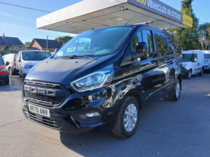 2020 Ford Transit Custom 2.0 300 Ecoblue Limited Panel Van 5dr Diesel Auto L1 H1 Euro 6 (s/s) (130 Ps) in Black — image 3