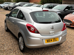 2014 Vauxhall Corsa 1.2 16v Energy Euro 5 3dr (a/c) in Silver — image 4