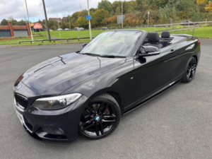 2016 BMW 2 Series 2.0 220d M Sport Auto Euro 6 (s/s) 2dr in Black — image 3