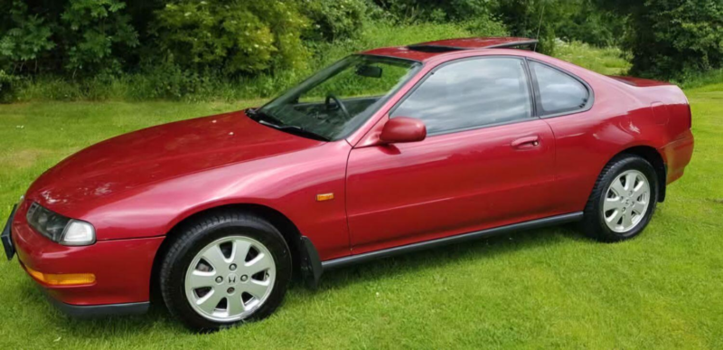 1993 Honda Prelude Coupe (1991 - 1996) in Burgundy — image 1