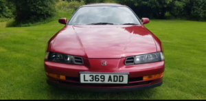1993 Honda Prelude Coupe (1991 - 1996) in Burgundy — image 2