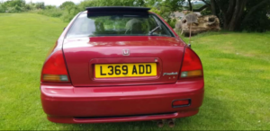 1993 Honda Prelude Coupe (1991 - 1996) in Burgundy — image 3