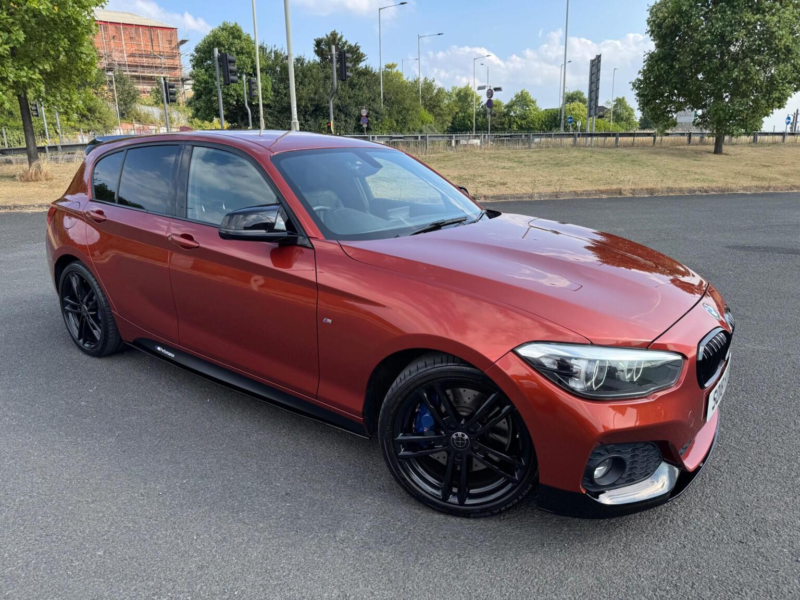 2018 BMW 1 Series 1.5 116d M Sport Shadow Edition Auto Euro 6 (s/s) 5dr in Orange — image 1