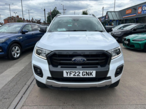 2022 Ford Ranger 2.0 Ecoblue Wildtrak Auto 4WD Euro 6 (s/s) 4dr in White — image 3