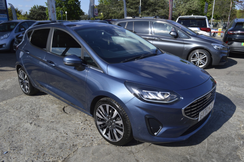 2023 Ford Fiesta 1.0 Fiesta Titanium X 5 Door 1.0l Ecoboost 125ps Mhev Fwd 7-Speed Powershift in Blue — image 1