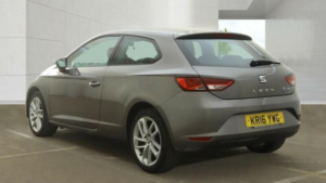 2016 SEAT Leon 1.6 Tdi Se Sport Coupe Euro 6 (s/s) 3dr in Grey — image 4