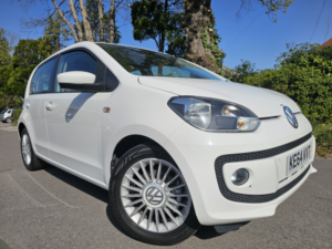 2014 Volkswagen Up! 1.0 Bluemotion Tech High Up! in White — image 2