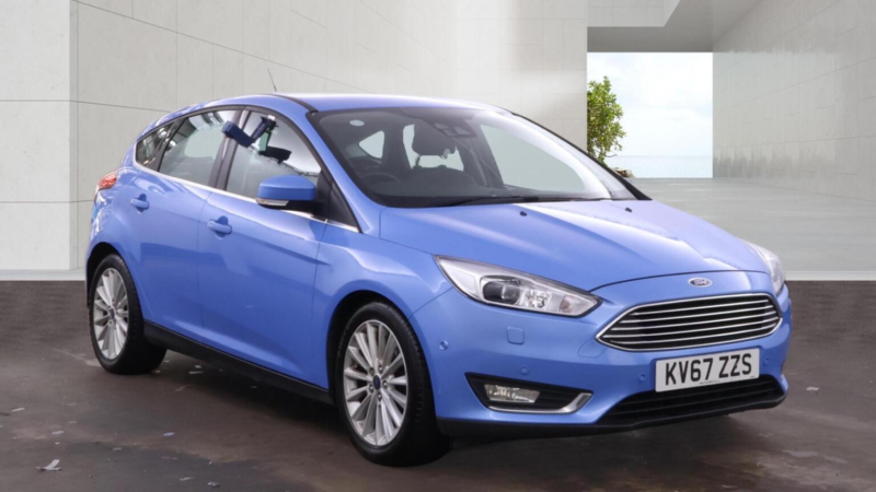 2017 Ford Focus 1.0t Ecoboost Titanium X Euro 6 (s/s) 5dr in Blue — image 1