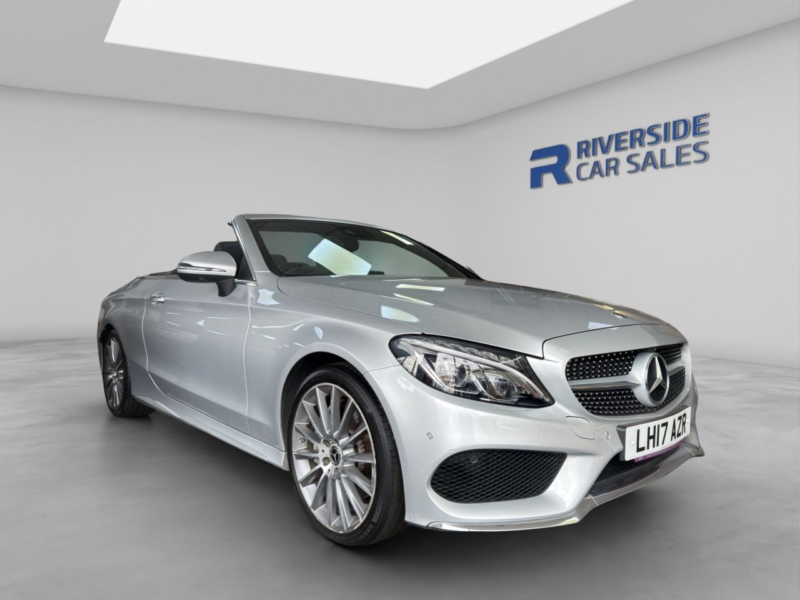 2017 Mercedes-Benz C-Class 2.0 C300 Amg Line (premium Plus) Cabriolet 2dr Petrol G-Tronic+ Euro 6 (s/s) (245 Ps) in Silver — image 1