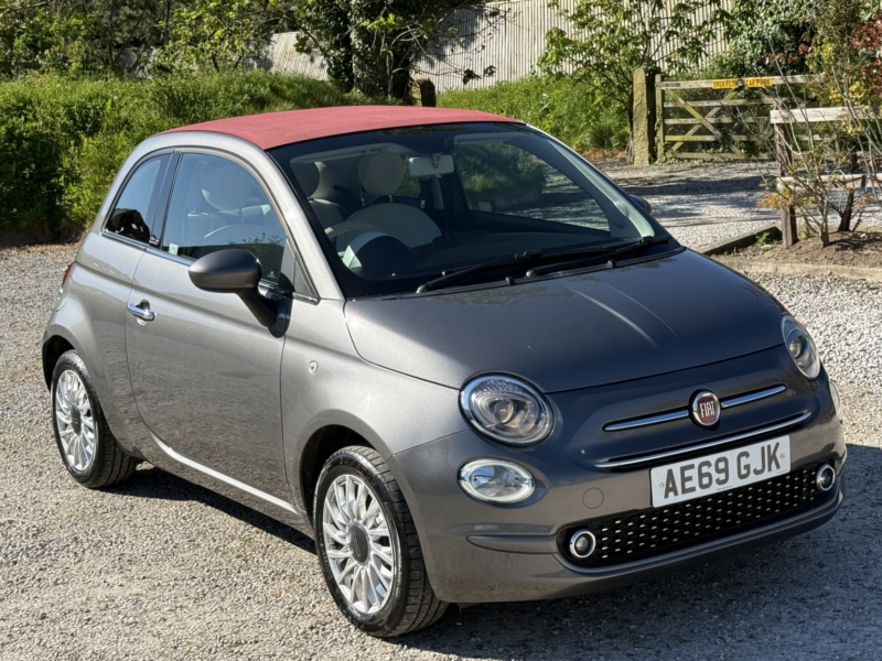 2019 Fiat 500c 1.2 1.2 69hp Lounge Convertible in Grey — image 1