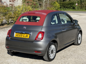 2019 Fiat 500c 1.2 1.2 69hp Lounge Convertible in Grey — image 3
