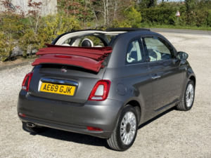 2019 Fiat 500c 1.2 1.2 69hp Lounge Convertible in Grey — image 6