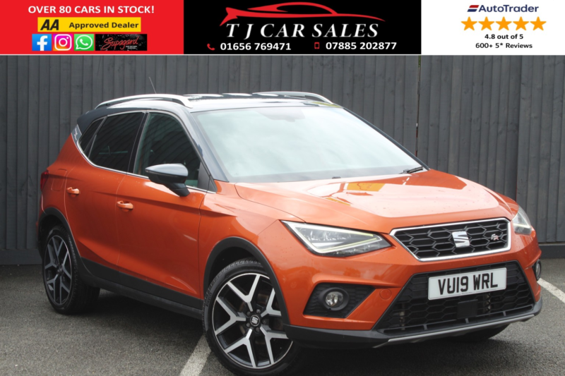 2019 SEAT Arona 1.0 Tsi Fr Sport in Orange — image 1