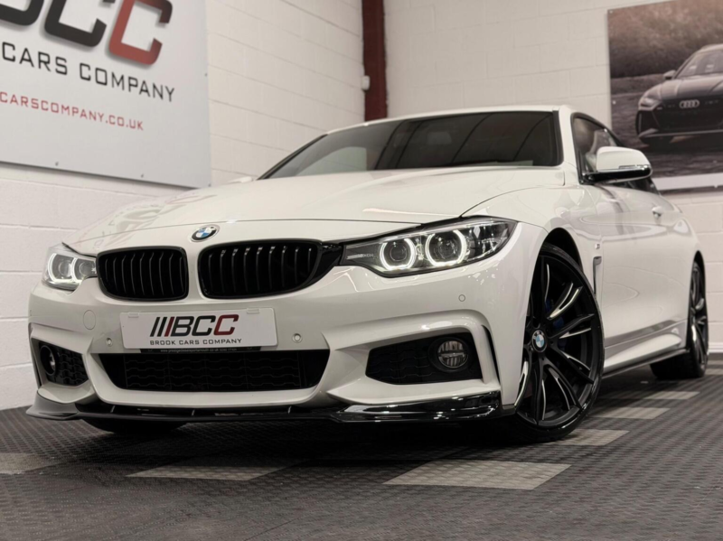 2018 BMW 4 Series 2.0 430i M Sport Auto Euro 6 (s/s) 2dr in White — image 1
