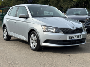 2017 Skoda Fabia 1.0 Tsi Se Hatchback 5dr Petrol Manual Euro 6 (s/s) (95 Ps) in Silver — image 3