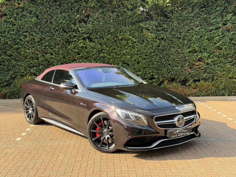 2017 Mercedes-Benz S Class 5.5 S63 V8 Amg S Cabriolet Spds Mct Euro 6 (s/s) 2dr in Black — image 1