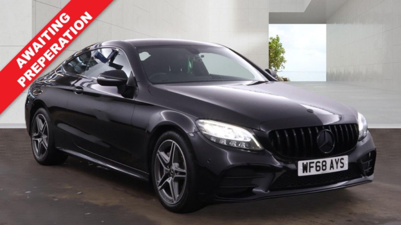 2018 Mercedes-Benz C Class 2.0 C300 Amg Line Coupe 2dr Petrol G-Tronic+ Euro 6 (s/s) (258 Ps) in Black — image 1
