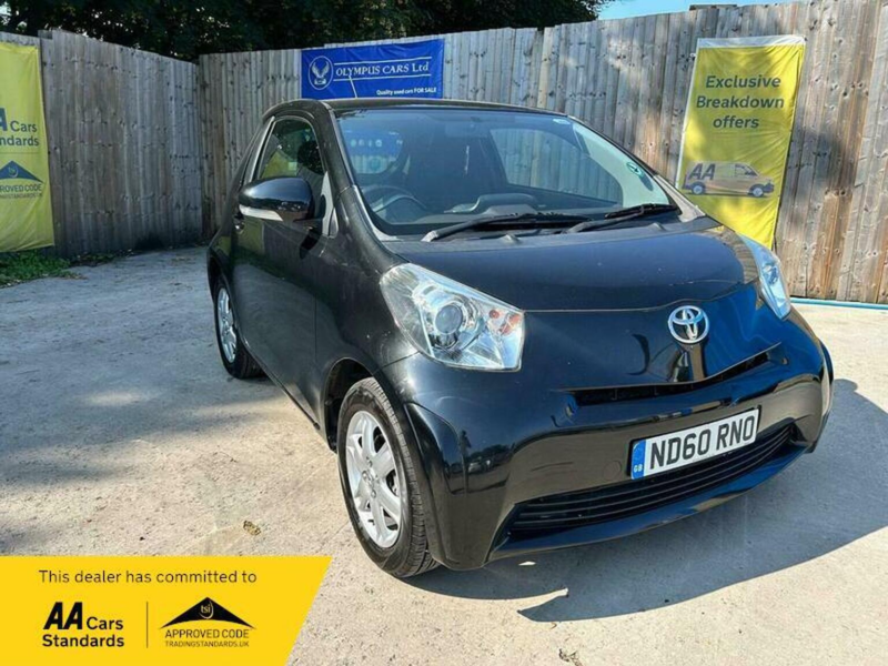 2011 Toyota Iq 1.0 Vvt-I Euro 4 3dr in Black — image 1