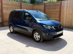 2021 Peugeot Rifter 4 SEAT Petrol Auto Wheelchair Accessible Disabled Access Vehicle Wav in Blue — image 3