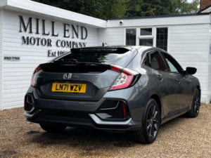 2021 Honda Civic 1.0 Vtec Turbo Ex CVT Euro 6 (s/s) 5dr in Grey — image 3